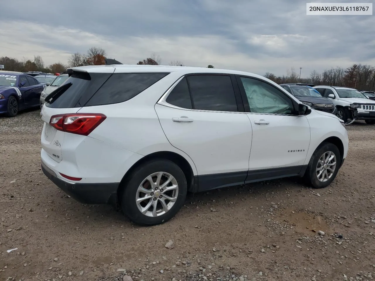 2020 Chevrolet Equinox Lt VIN: 2GNAXUEV3L6118767 Lot: 78943034