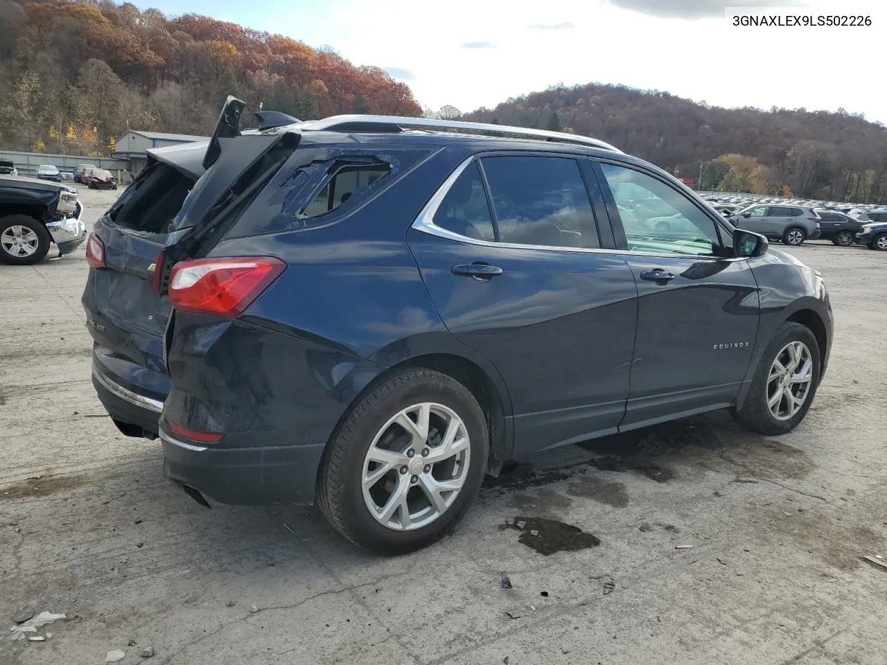 2020 Chevrolet Equinox Lt VIN: 3GNAXLEX9LS502226 Lot: 78945114