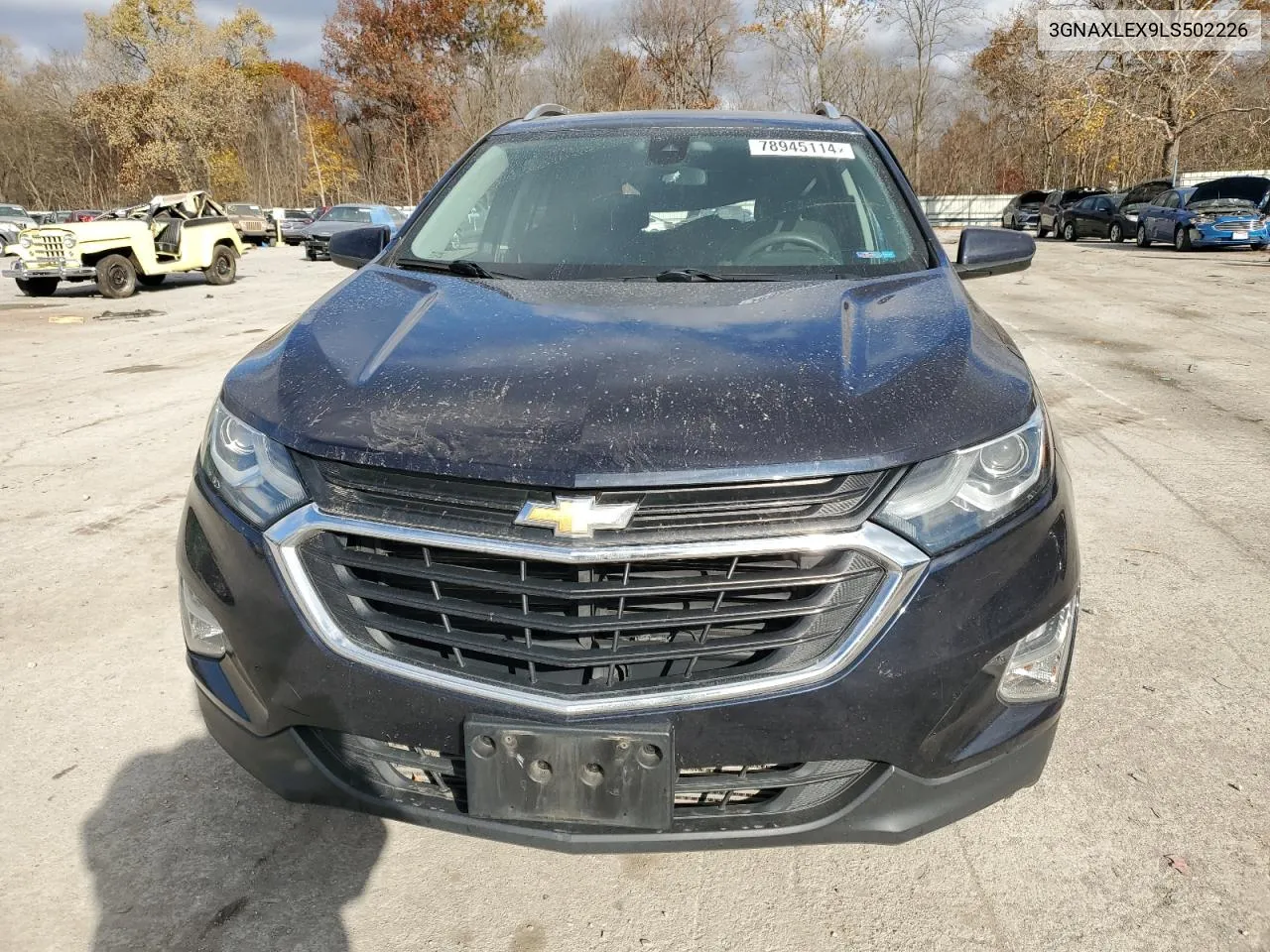 2020 Chevrolet Equinox Lt VIN: 3GNAXLEX9LS502226 Lot: 78945114