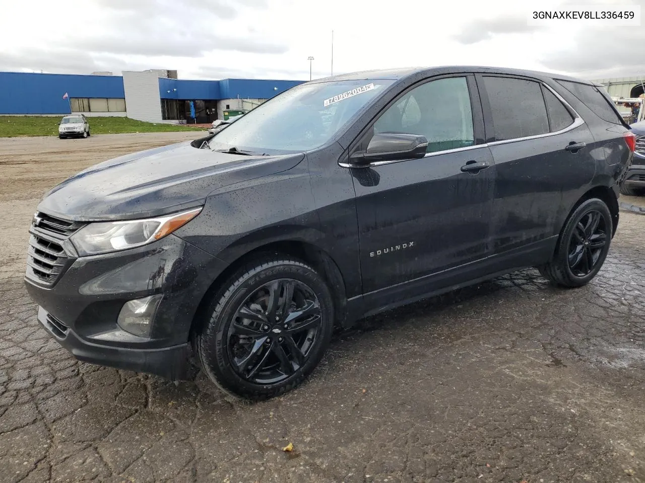 2020 Chevrolet Equinox Lt VIN: 3GNAXKEV8LL336459 Lot: 78962004