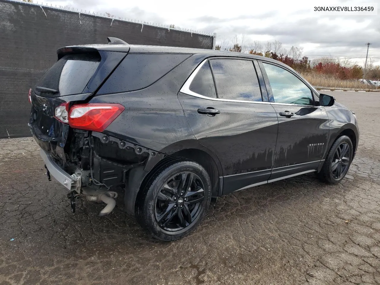 2020 Chevrolet Equinox Lt VIN: 3GNAXKEV8LL336459 Lot: 78962004