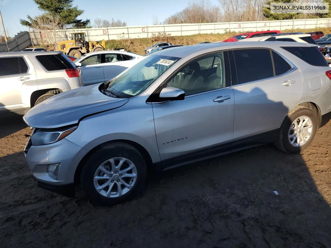 2020 Chevrolet Equinox Lt VIN: 3GNAXJEV4LS519969 Lot: 79016414