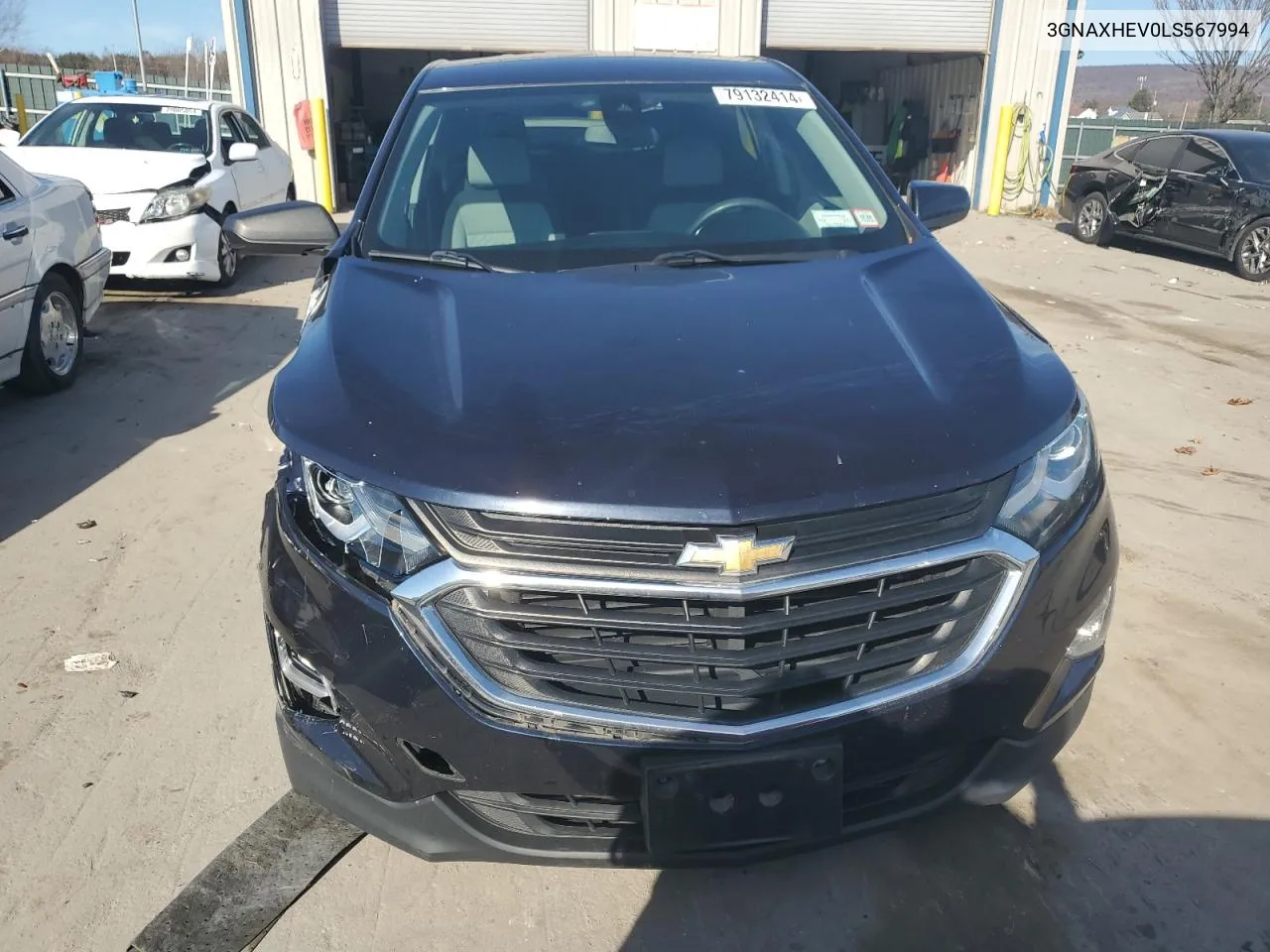 2020 Chevrolet Equinox Ls VIN: 3GNAXHEV0LS567994 Lot: 79132414