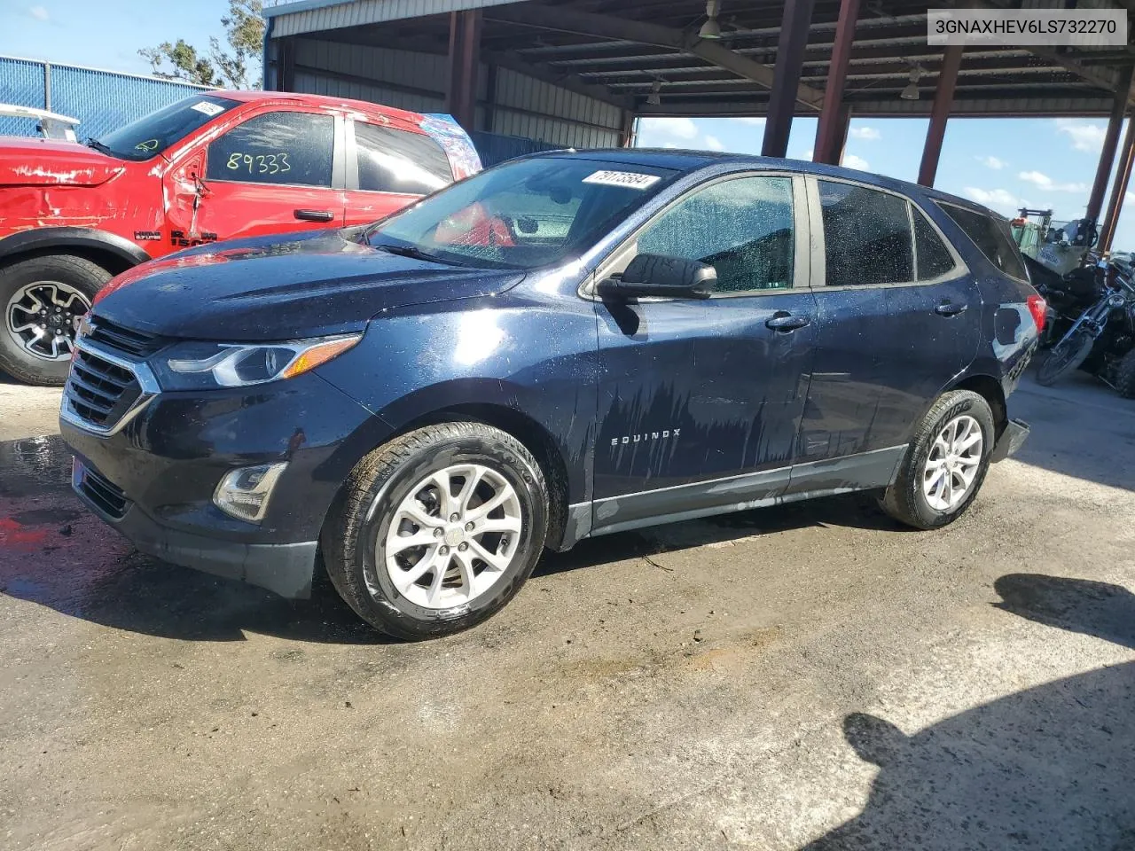 2020 Chevrolet Equinox Ls VIN: 3GNAXHEV6LS732270 Lot: 79173584