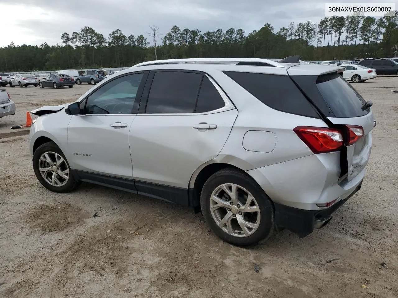 2020 Chevrolet Equinox Lt VIN: 3GNAXVEX0LS600007 Lot: 79186734