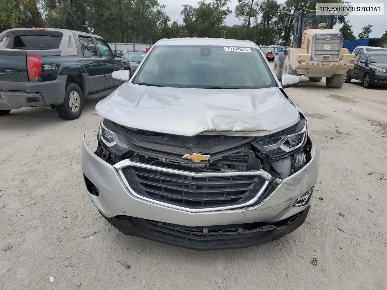 2020 Chevrolet Equinox Lt VIN: 3GNAXKEV3LS703161 Lot: 79194924