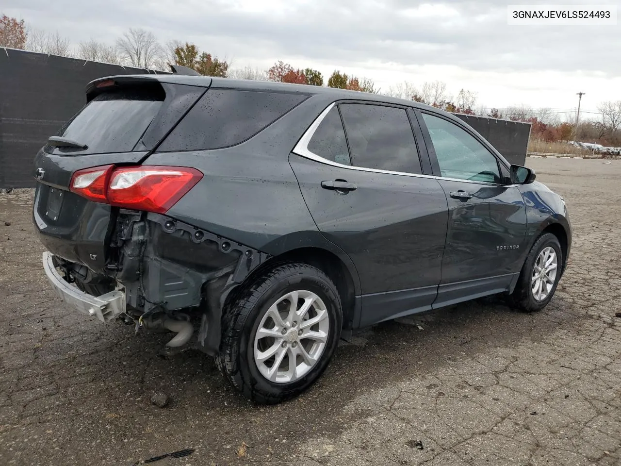 2020 Chevrolet Equinox Lt VIN: 3GNAXJEV6LS524493 Lot: 79245184