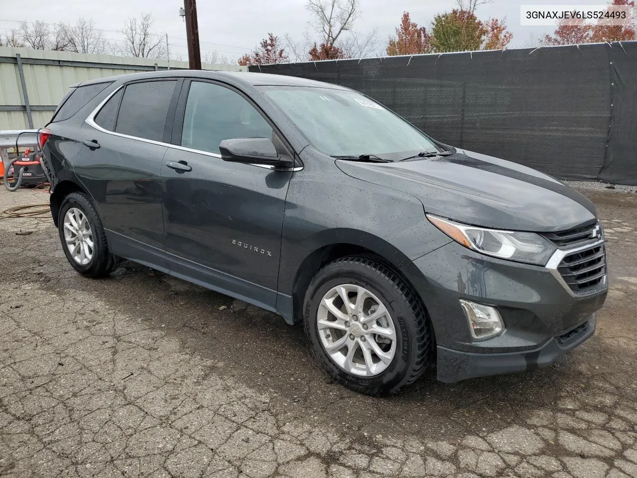 2020 Chevrolet Equinox Lt VIN: 3GNAXJEV6LS524493 Lot: 79245184