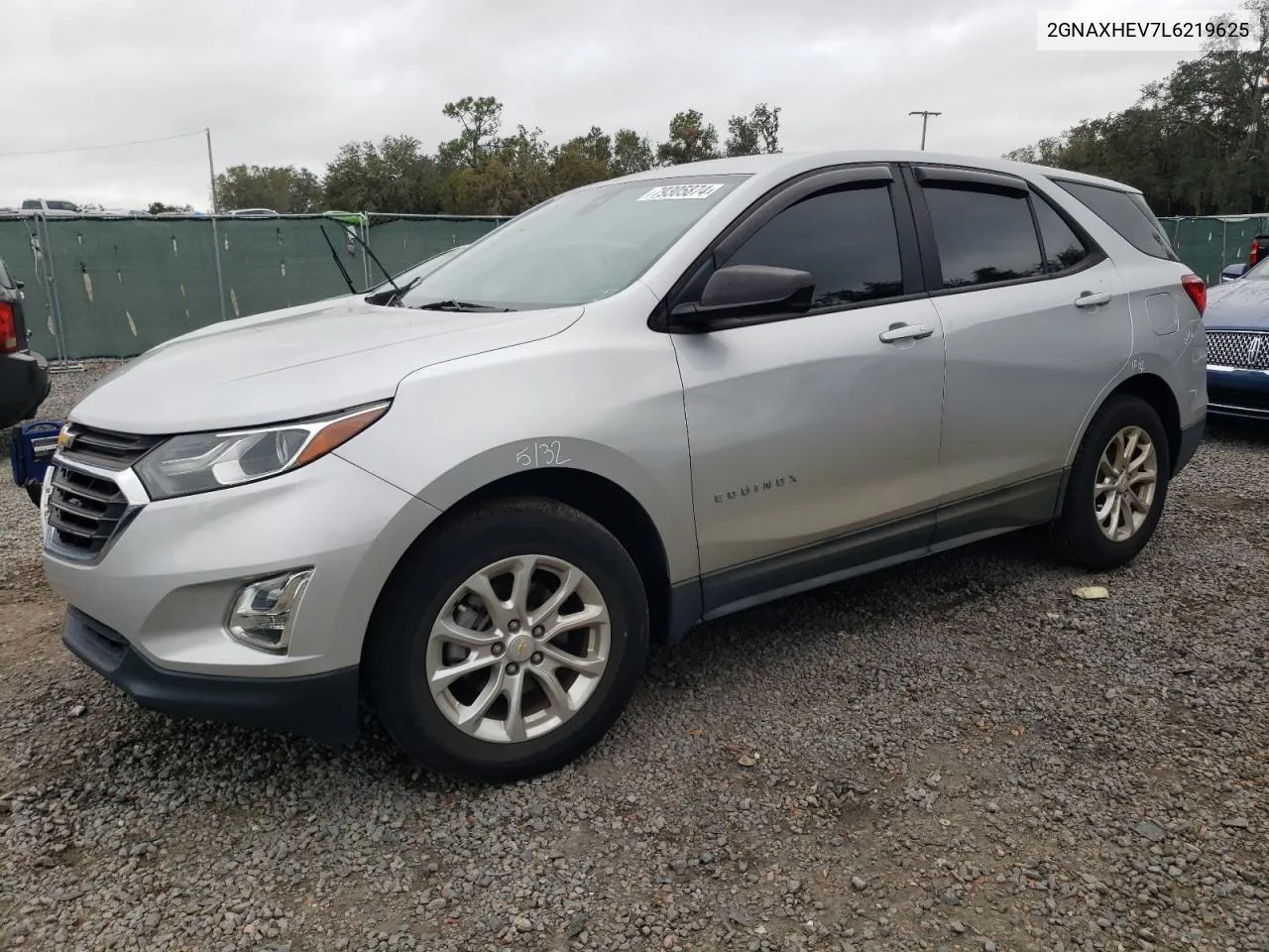 2020 Chevrolet Equinox Ls VIN: 2GNAXHEV7L6219625 Lot: 79305874