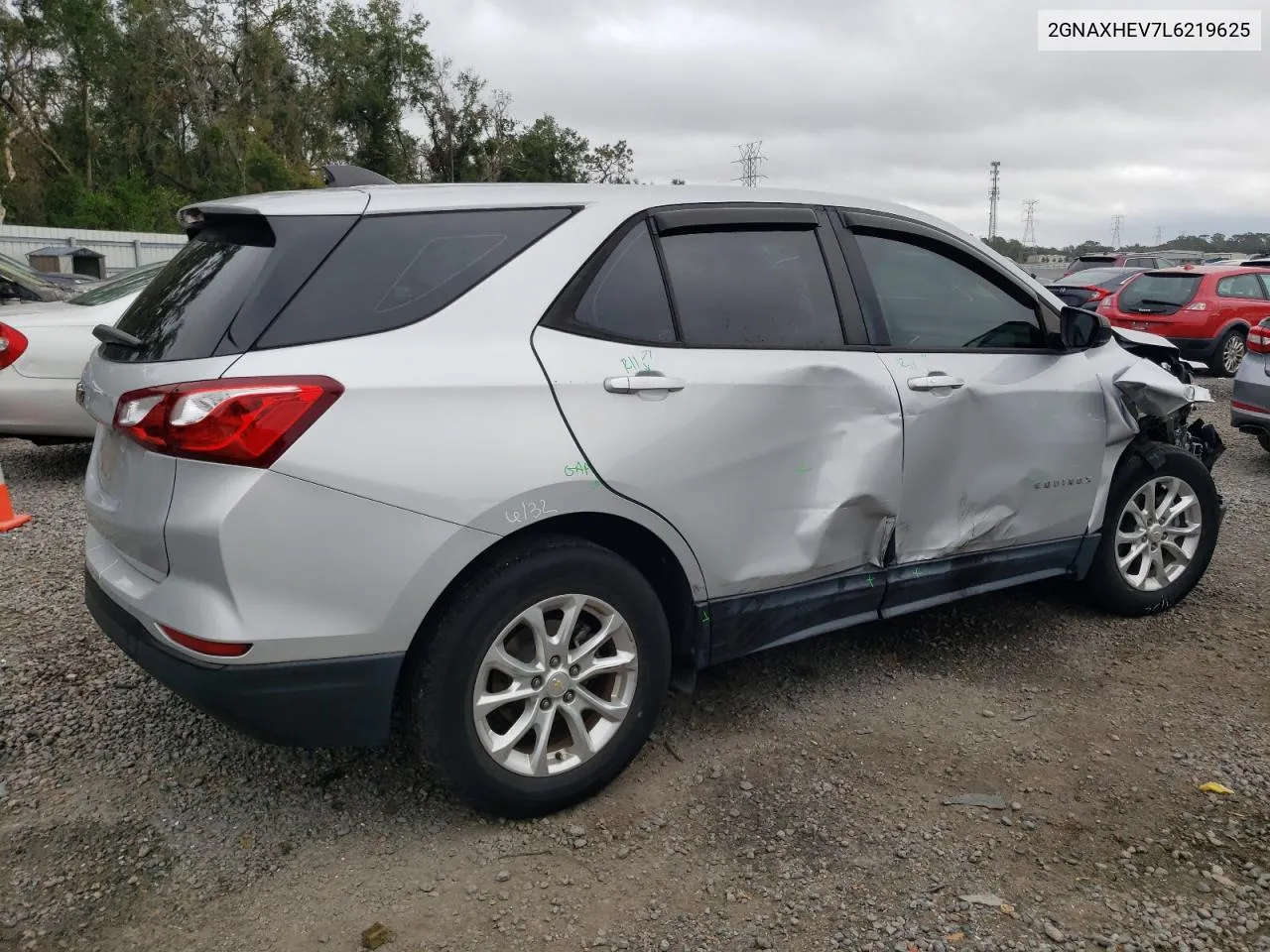 2020 Chevrolet Equinox Ls VIN: 2GNAXHEV7L6219625 Lot: 79305874