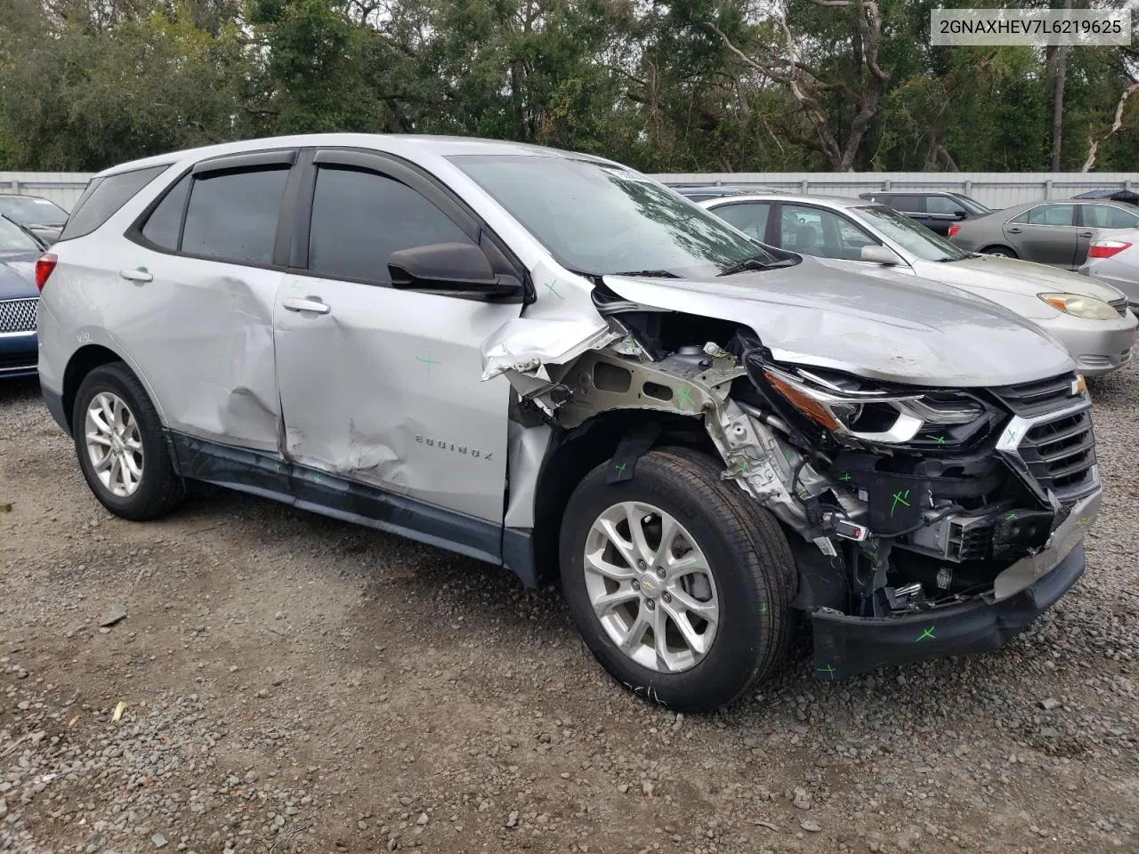 2020 Chevrolet Equinox Ls VIN: 2GNAXHEV7L6219625 Lot: 79305874