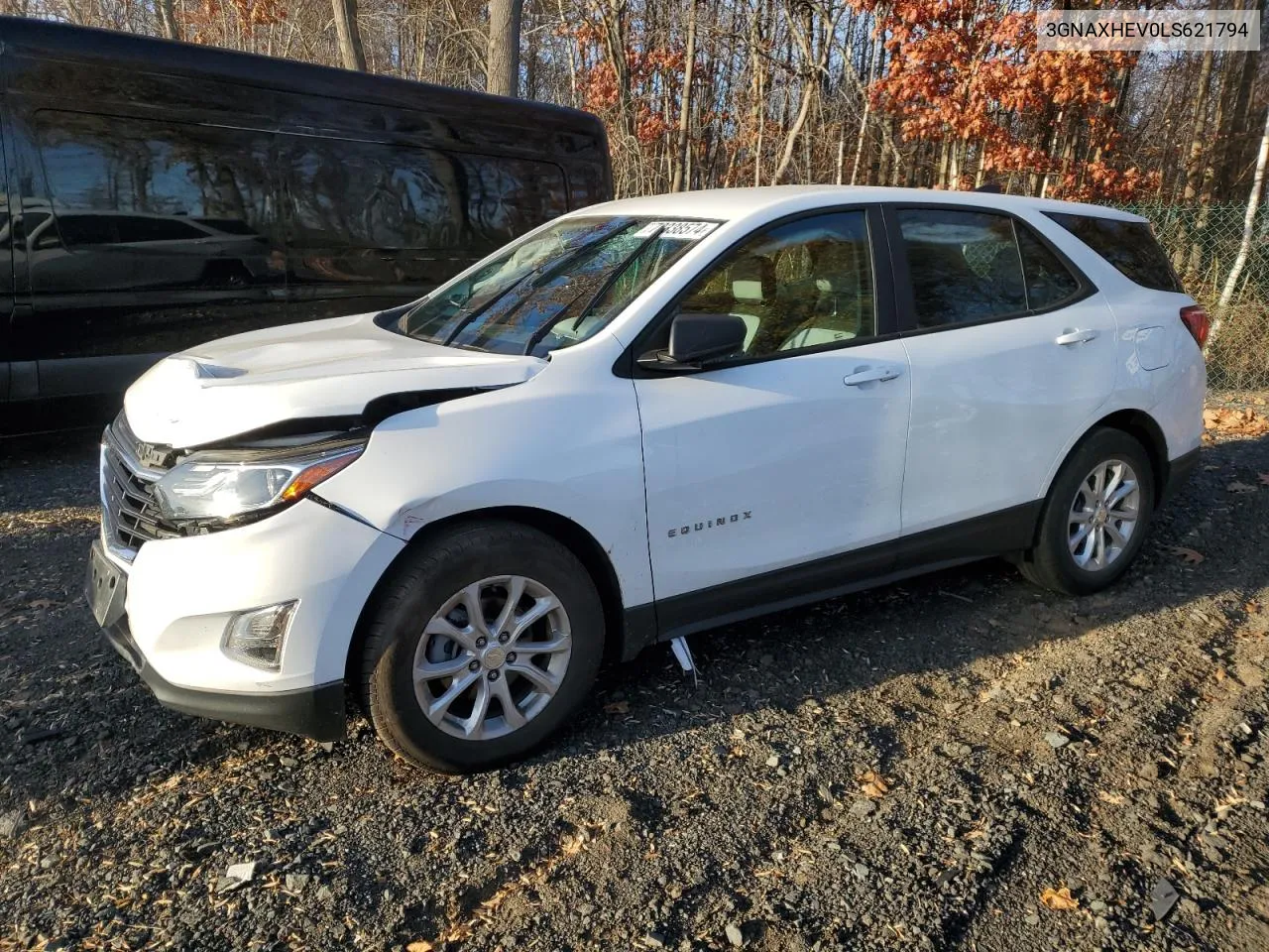 2020 Chevrolet Equinox Ls VIN: 3GNAXHEV0LS621794 Lot: 79338574