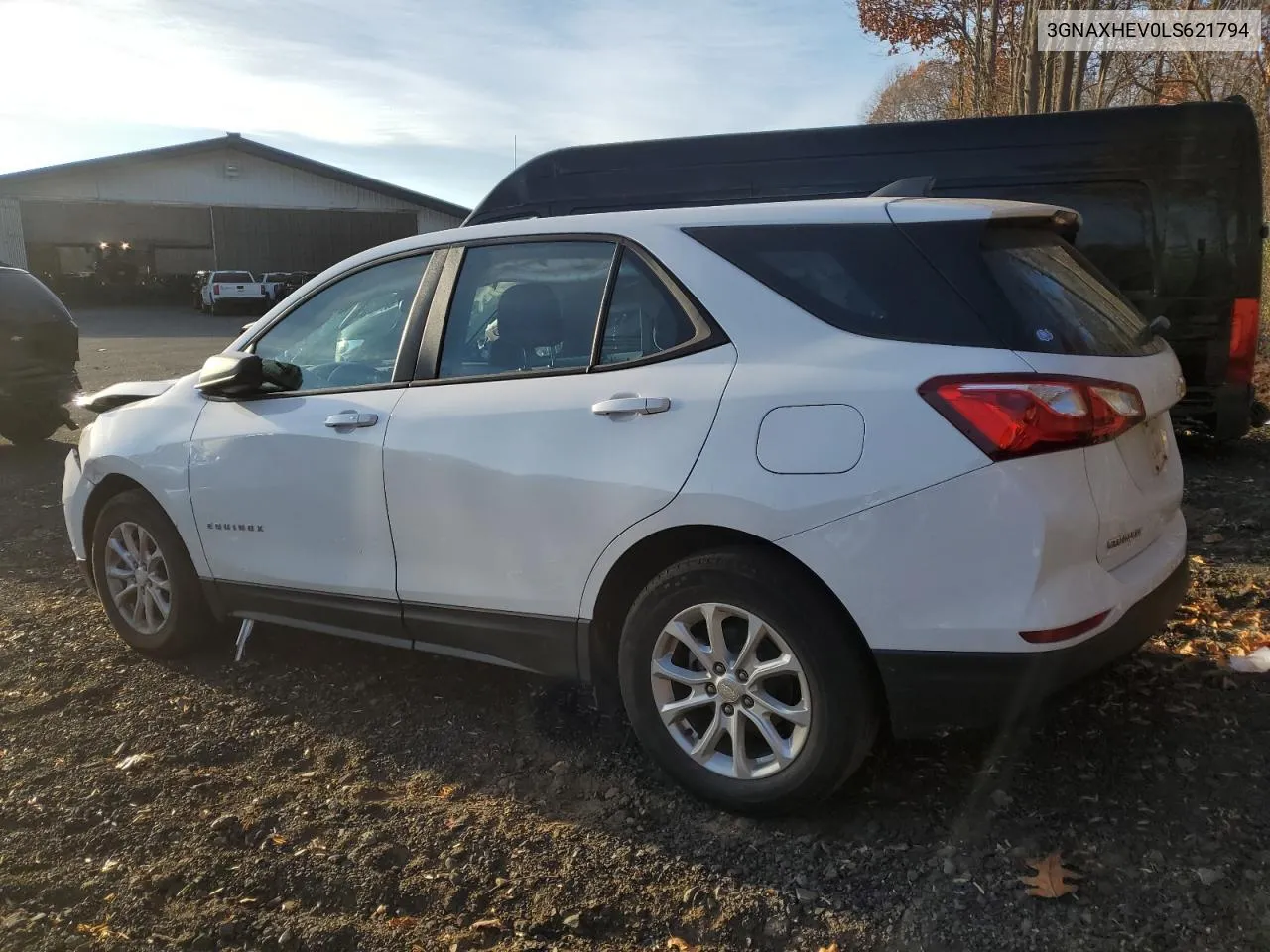 2020 Chevrolet Equinox Ls VIN: 3GNAXHEV0LS621794 Lot: 79338574