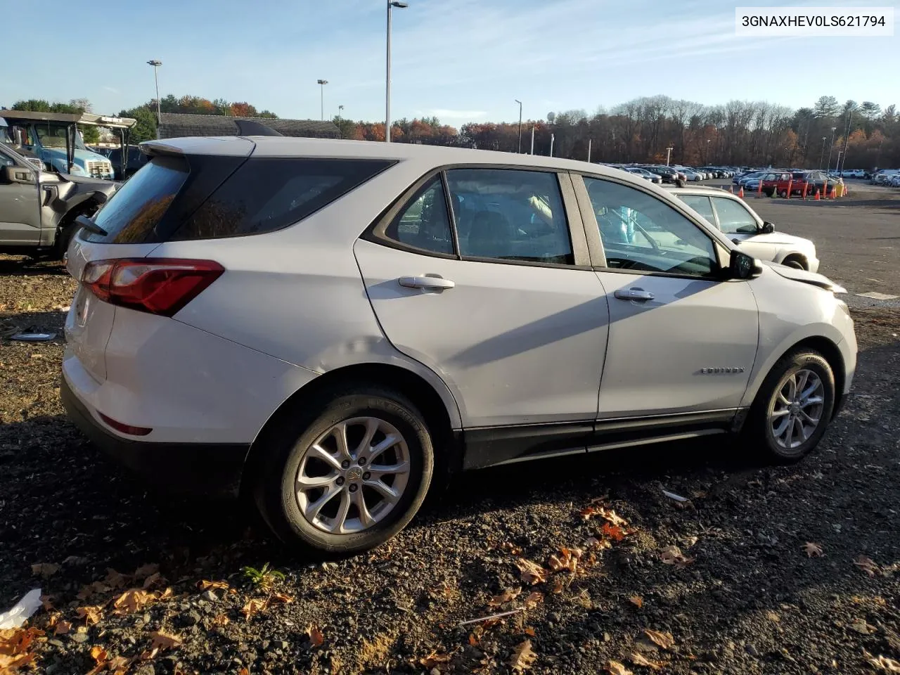 2020 Chevrolet Equinox Ls VIN: 3GNAXHEV0LS621794 Lot: 79338574