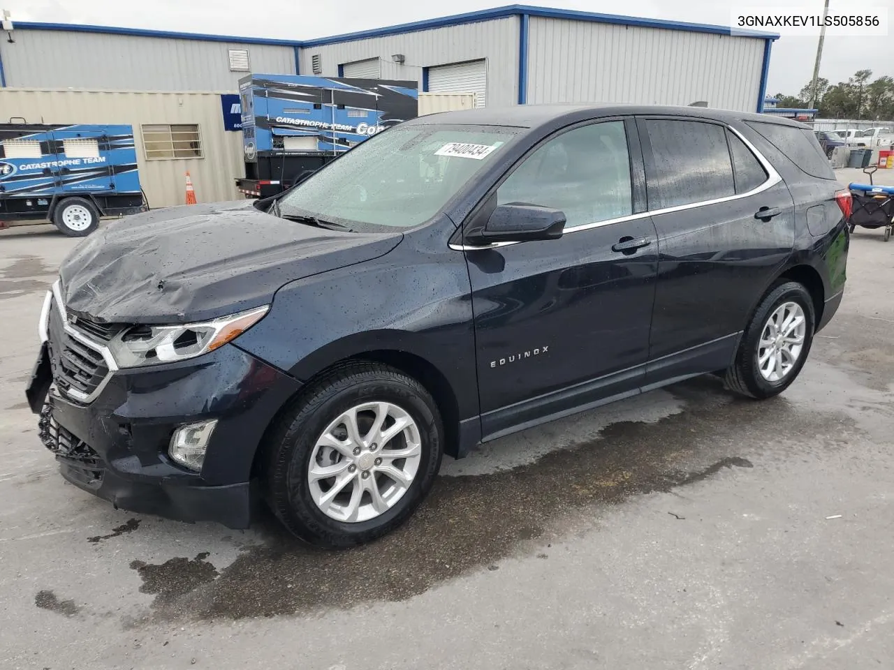 2020 Chevrolet Equinox Lt VIN: 3GNAXKEV1LS505856 Lot: 79400434