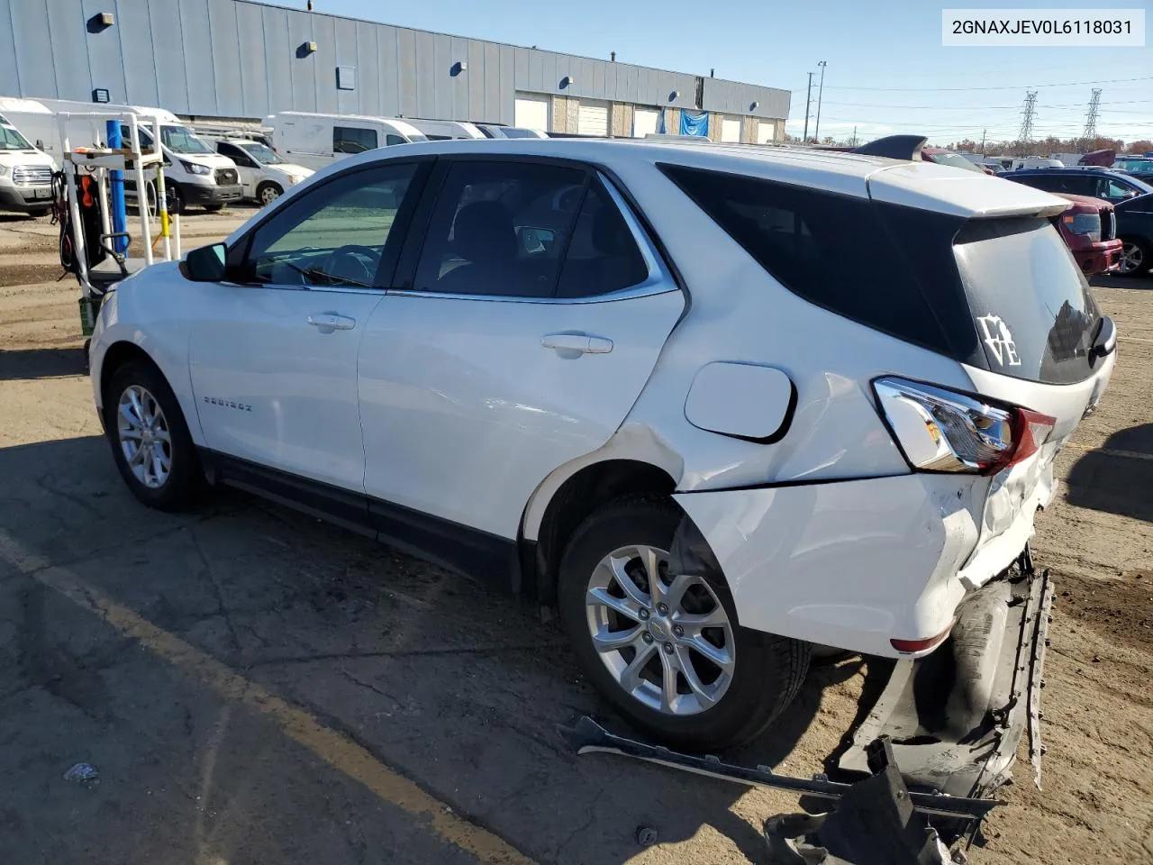 2020 Chevrolet Equinox Lt VIN: 2GNAXJEV0L6118031 Lot: 79424014