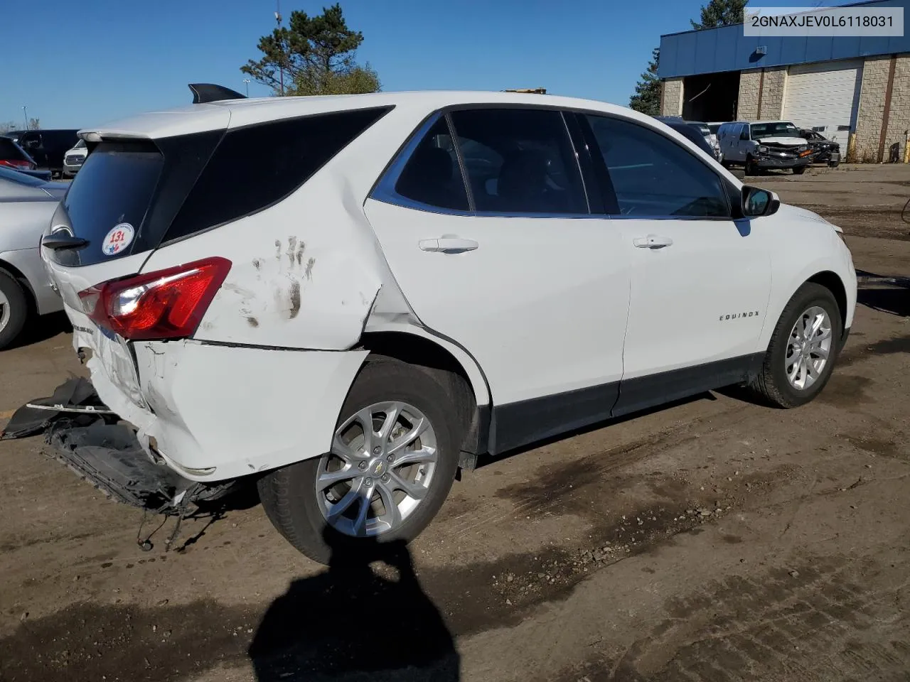 2020 Chevrolet Equinox Lt VIN: 2GNAXJEV0L6118031 Lot: 79424014