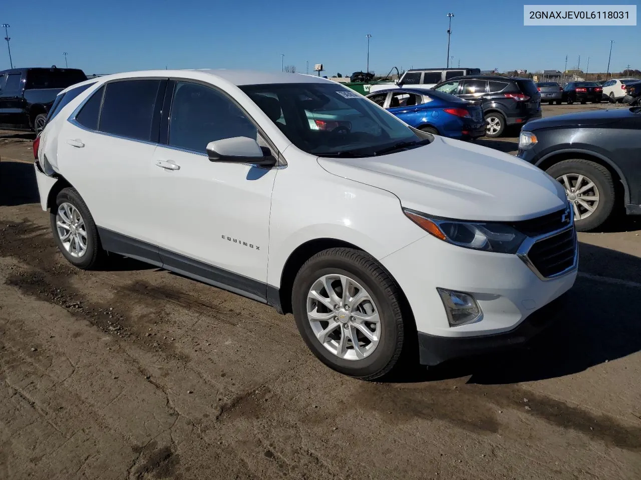 2020 Chevrolet Equinox Lt VIN: 2GNAXJEV0L6118031 Lot: 79424014