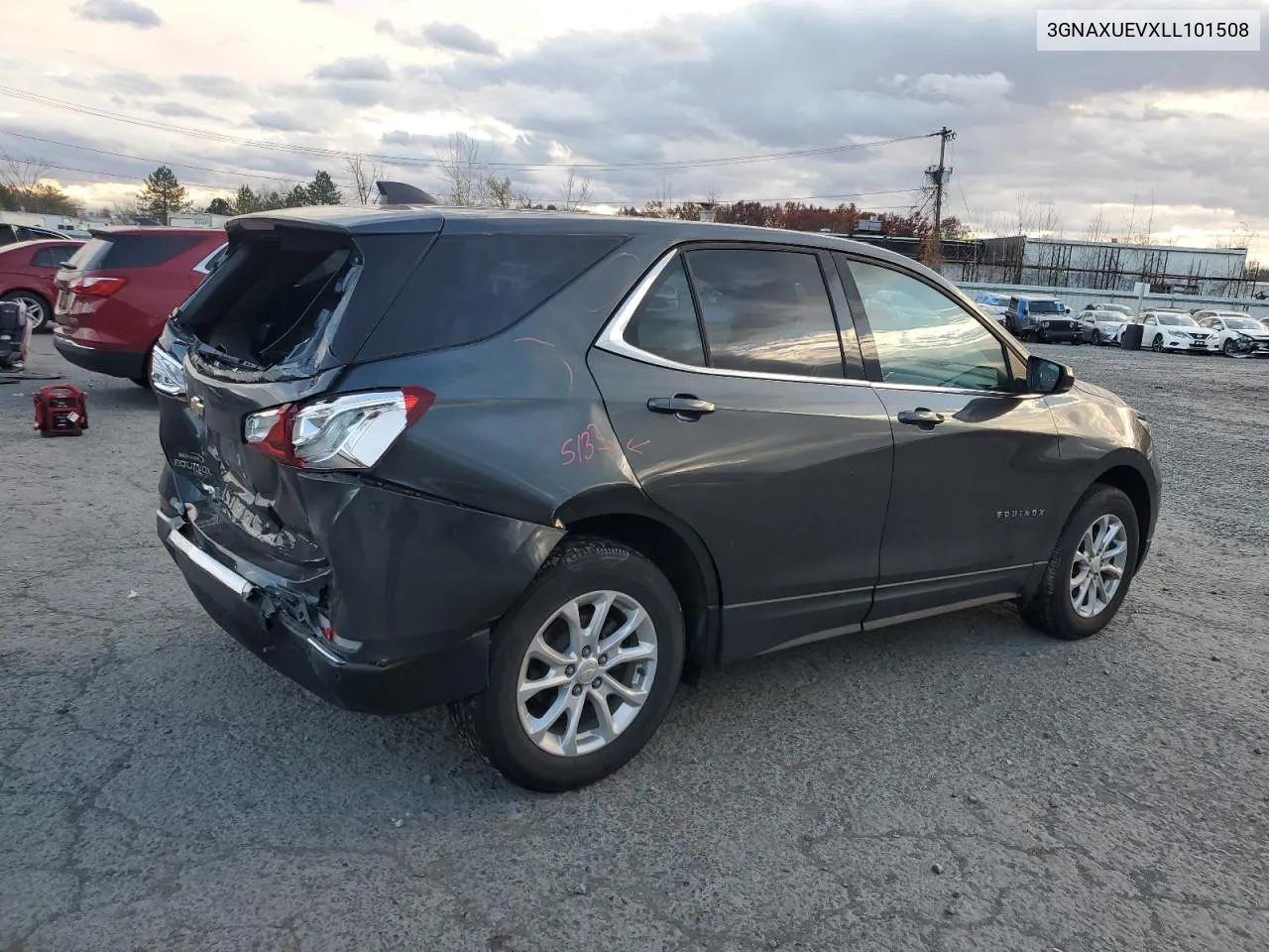 2020 Chevrolet Equinox Lt VIN: 3GNAXUEVXLL101508 Lot: 79424454