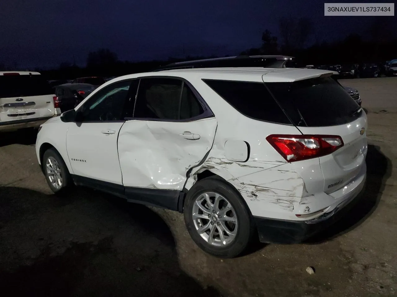 2020 Chevrolet Equinox Lt VIN: 3GNAXUEV1LS737434 Lot: 79483114