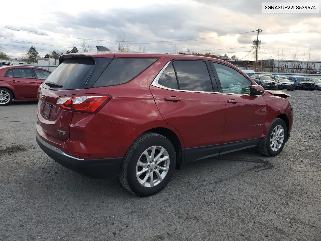 2020 Chevrolet Equinox Lt VIN: 3GNAXUEV2LS539574 Lot: 79499274