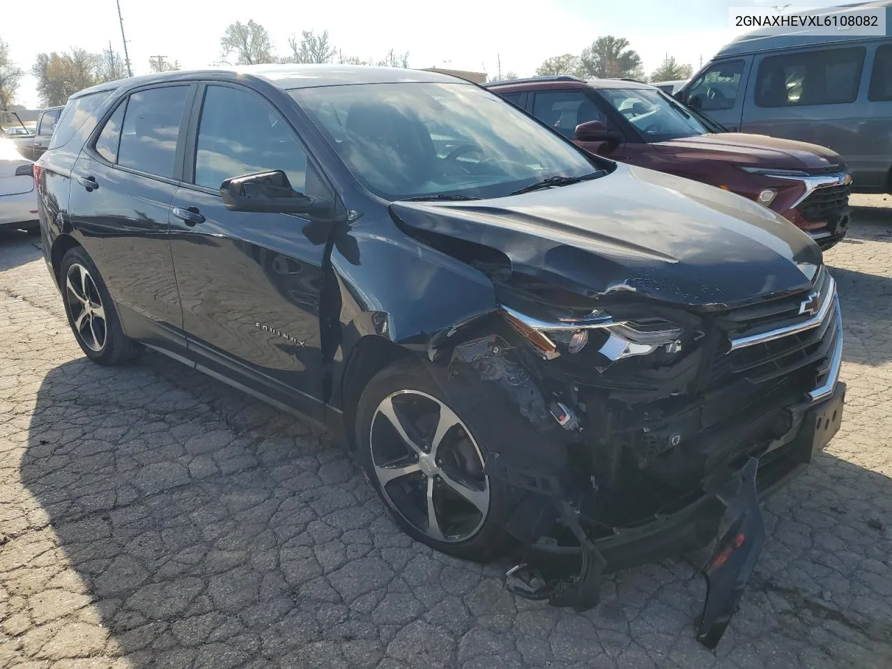 2020 Chevrolet Equinox Ls VIN: 2GNAXHEVXL6108082 Lot: 79706314