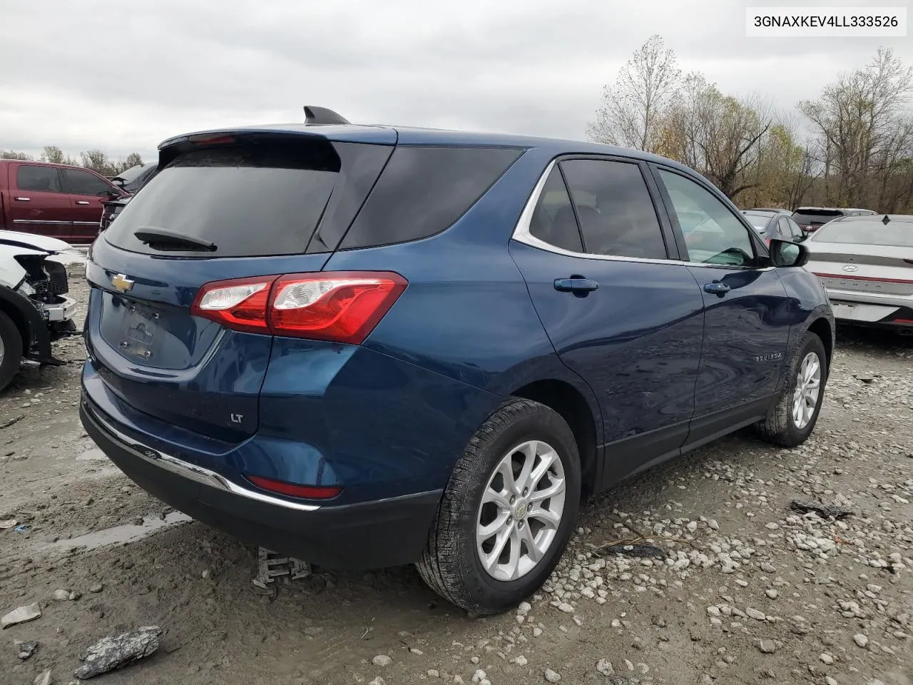 2020 Chevrolet Equinox Lt VIN: 3GNAXKEV4LL333526 Lot: 79821144