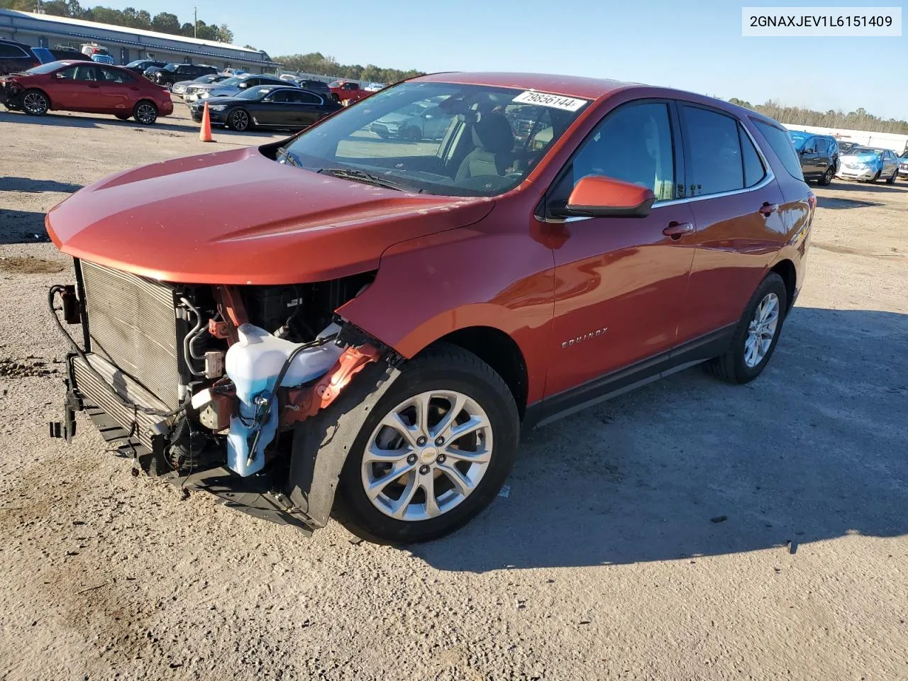 2020 Chevrolet Equinox Lt VIN: 2GNAXJEV1L6151409 Lot: 79856144