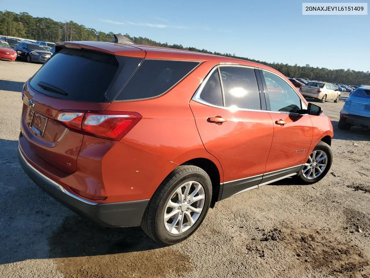 2020 Chevrolet Equinox Lt VIN: 2GNAXJEV1L6151409 Lot: 79856144