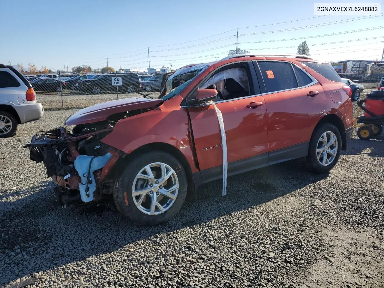 2020 Chevrolet Equinox Lt VIN: 2GNAXVEX7L6248882 Lot: 79885444