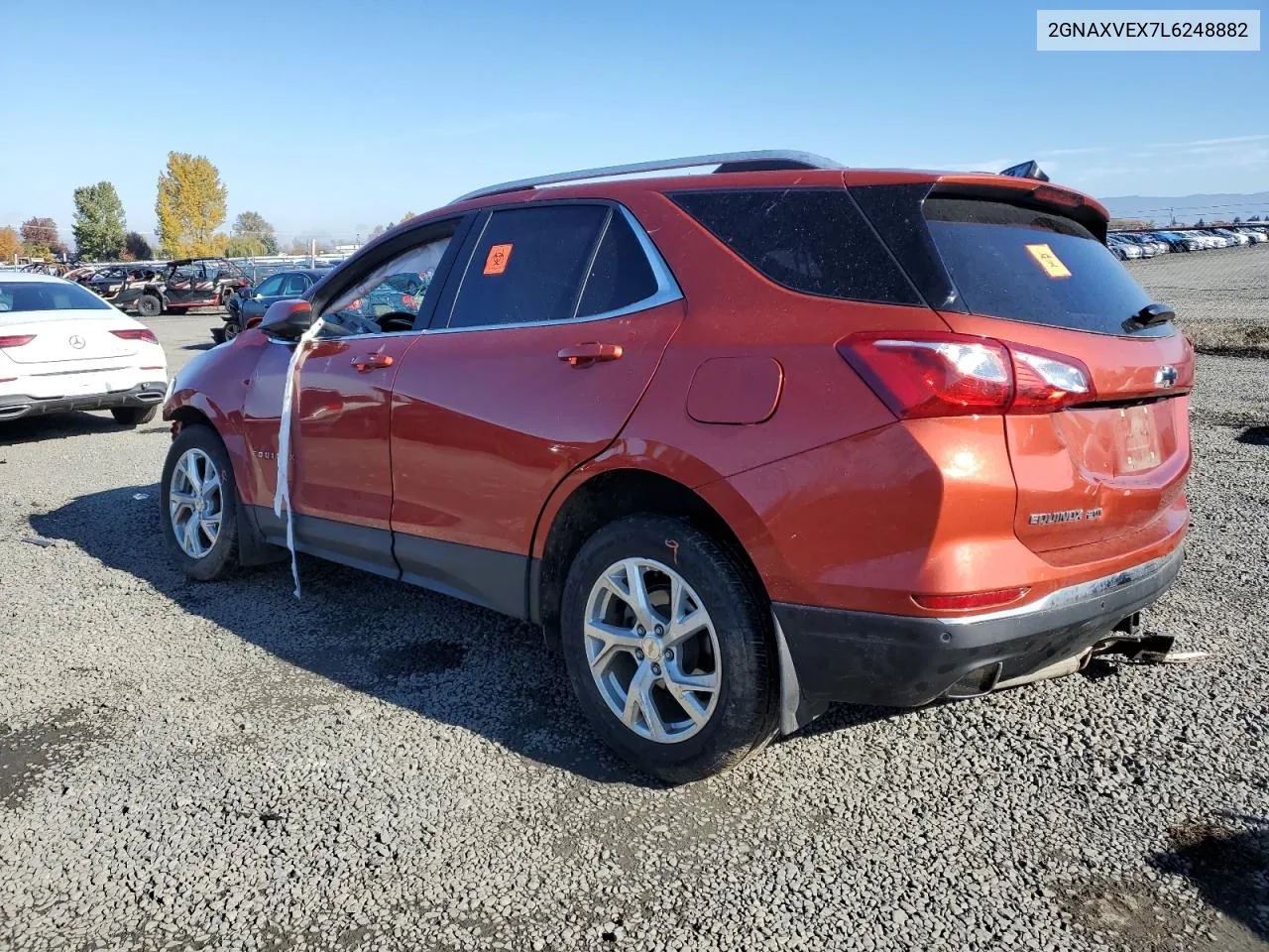 2020 Chevrolet Equinox Lt VIN: 2GNAXVEX7L6248882 Lot: 79885444