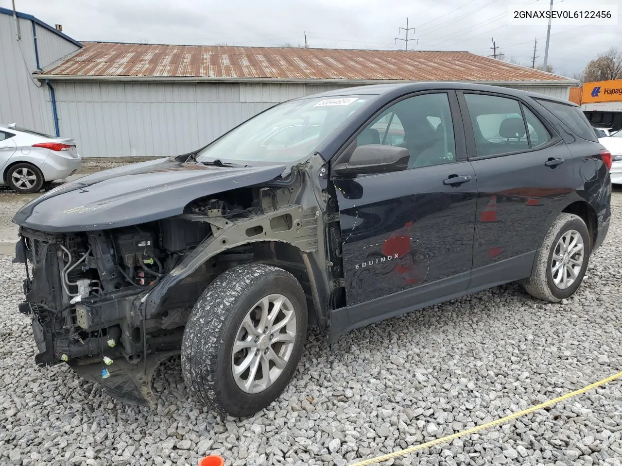 2020 Chevrolet Equinox Ls VIN: 2GNAXSEV0L6122456 Lot: 80044654