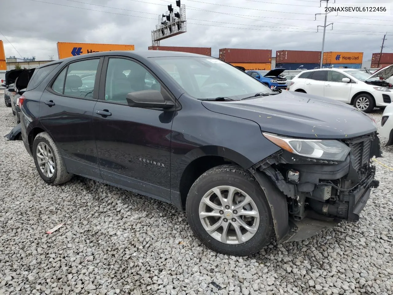 2020 Chevrolet Equinox Ls VIN: 2GNAXSEV0L6122456 Lot: 80044654