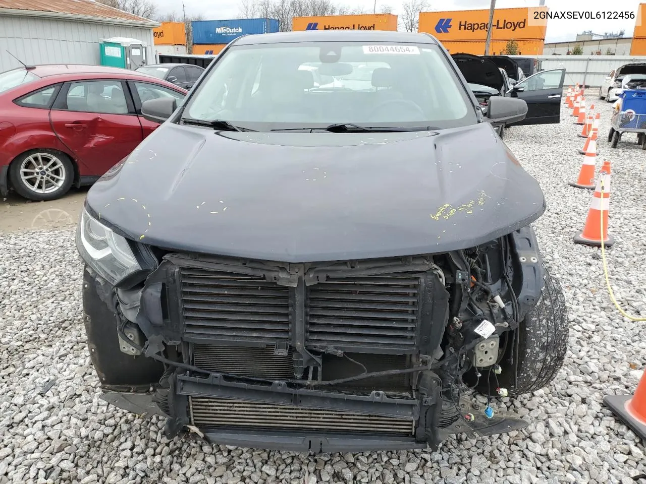 2020 Chevrolet Equinox Ls VIN: 2GNAXSEV0L6122456 Lot: 80044654