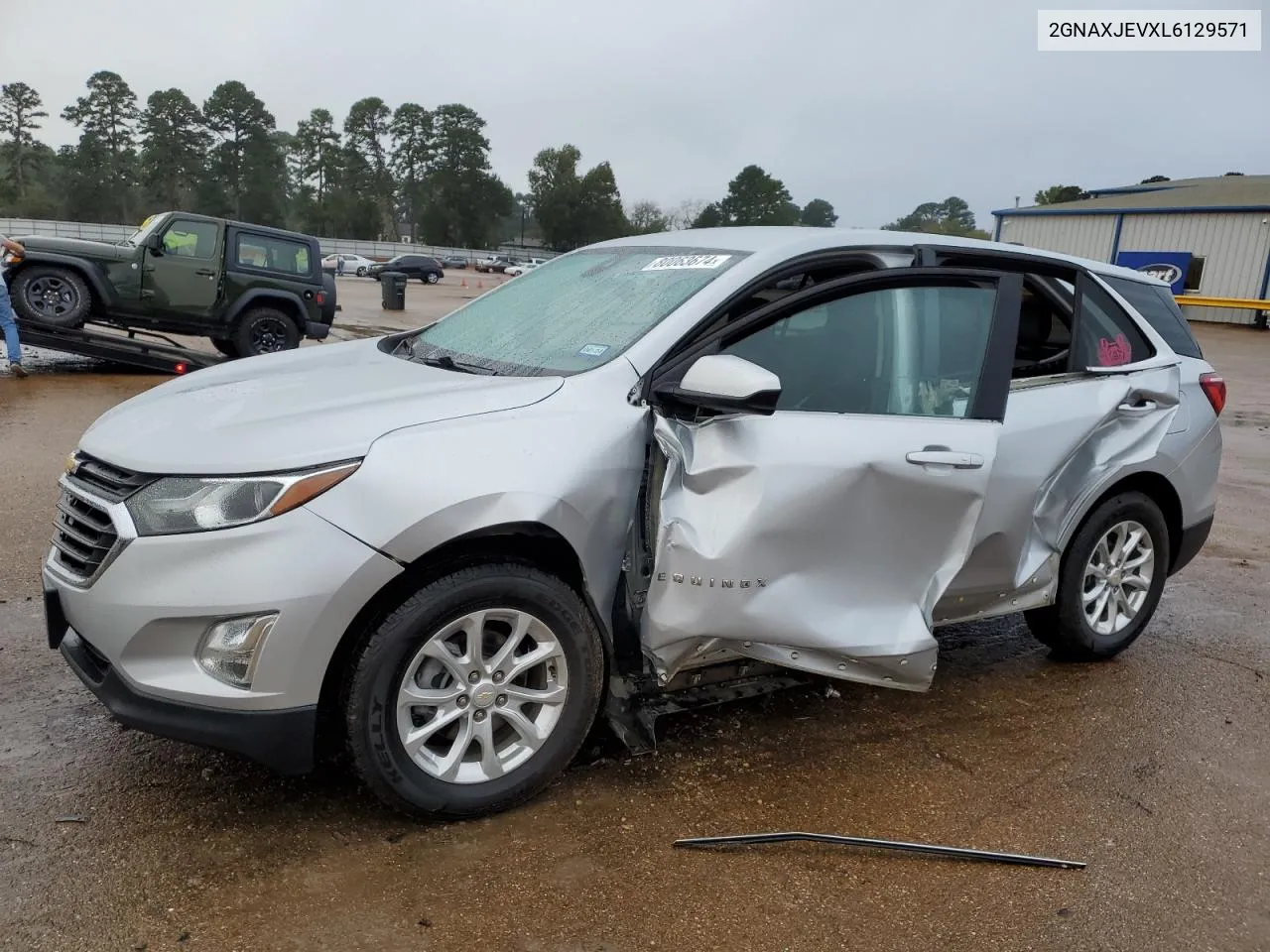 2020 Chevrolet Equinox Lt VIN: 2GNAXJEVXL6129571 Lot: 80063674