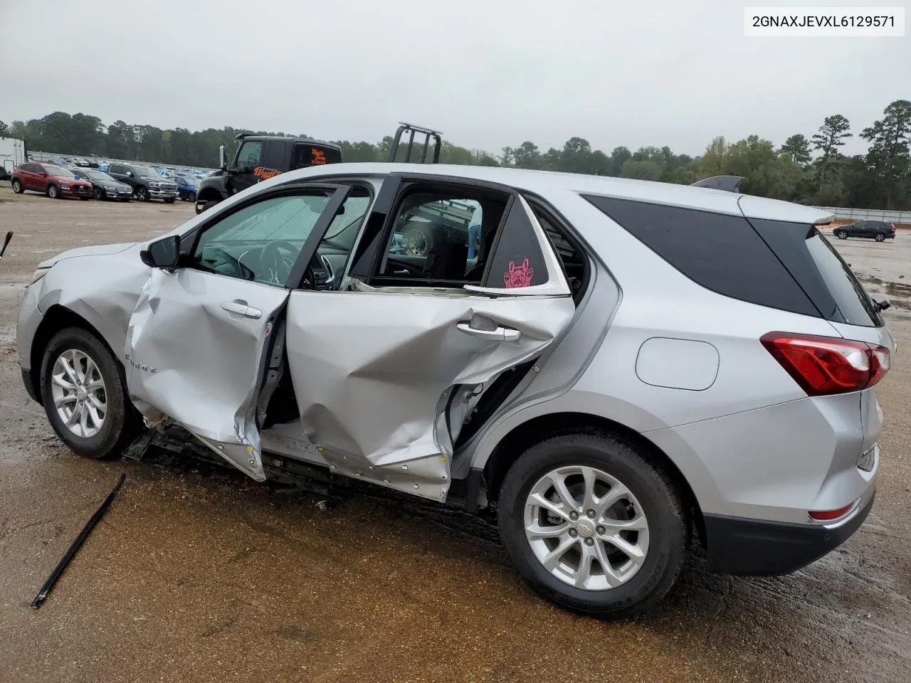 2020 Chevrolet Equinox Lt VIN: 2GNAXJEVXL6129571 Lot: 80063674