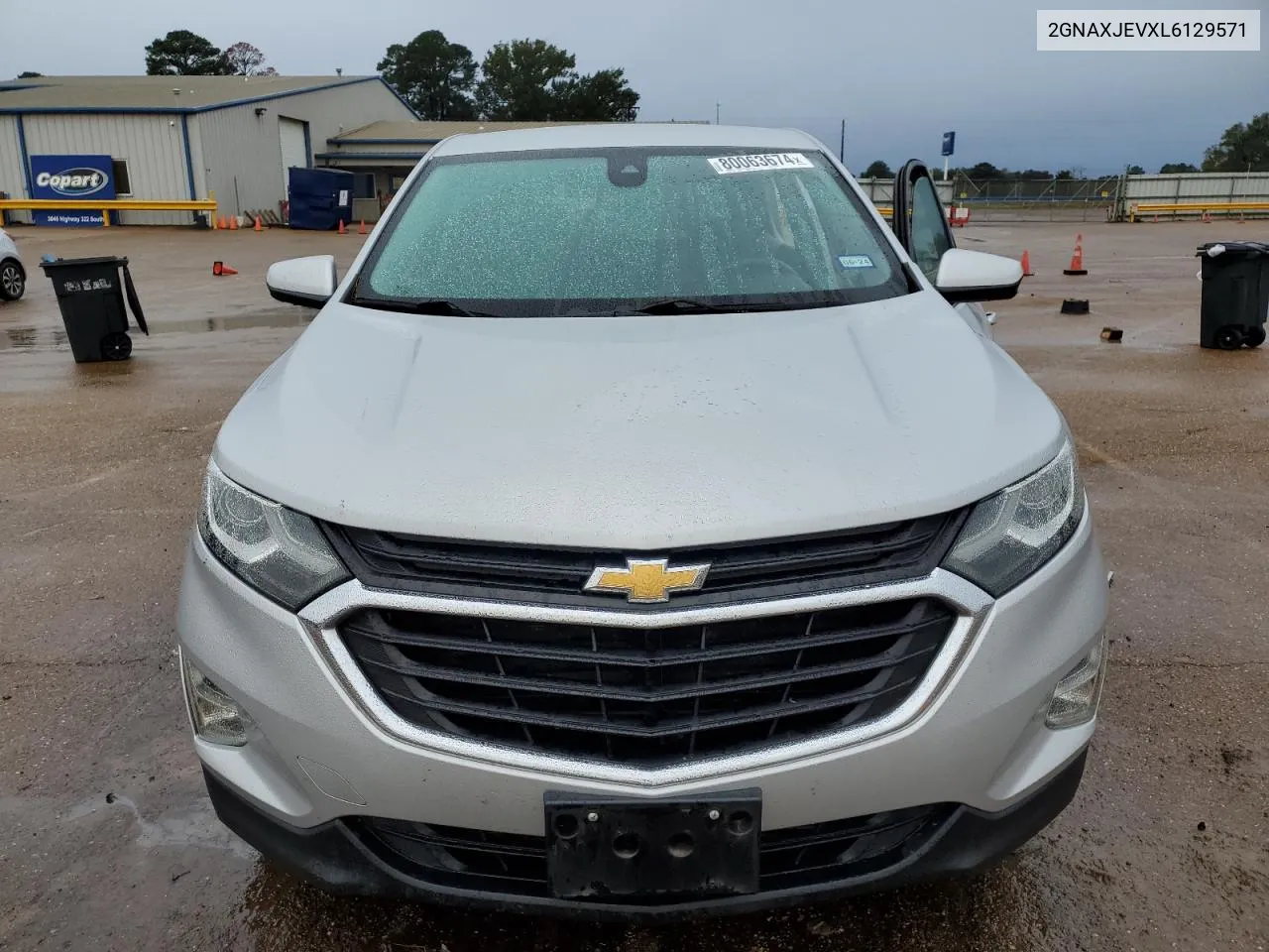 2020 Chevrolet Equinox Lt VIN: 2GNAXJEVXL6129571 Lot: 80063674