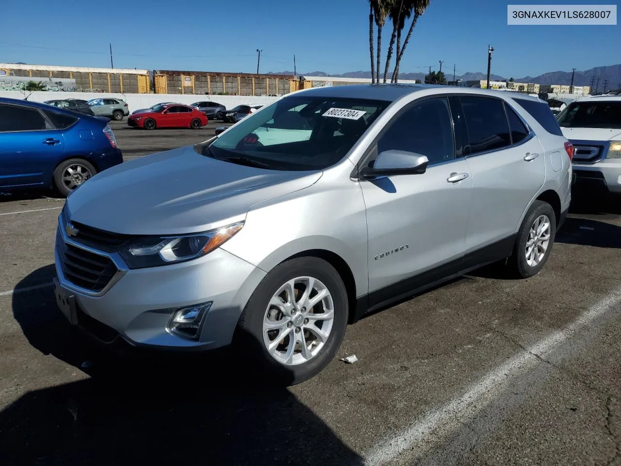 2020 Chevrolet Equinox Lt VIN: 3GNAXKEV1LS628007 Lot: 80237304