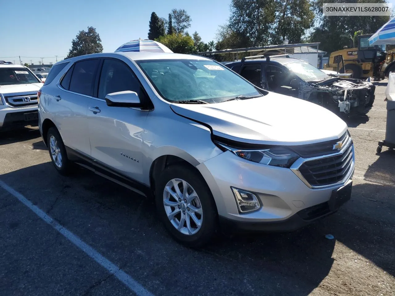 2020 Chevrolet Equinox Lt VIN: 3GNAXKEV1LS628007 Lot: 80237304