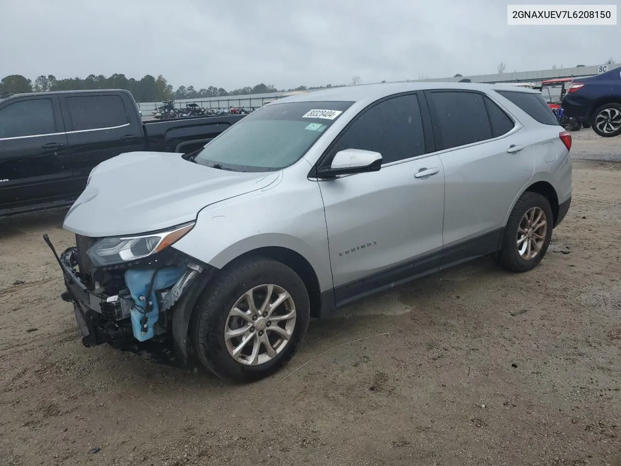 2020 Chevrolet Equinox Lt VIN: 2GNAXUEV7L6208150 Lot: 80328404