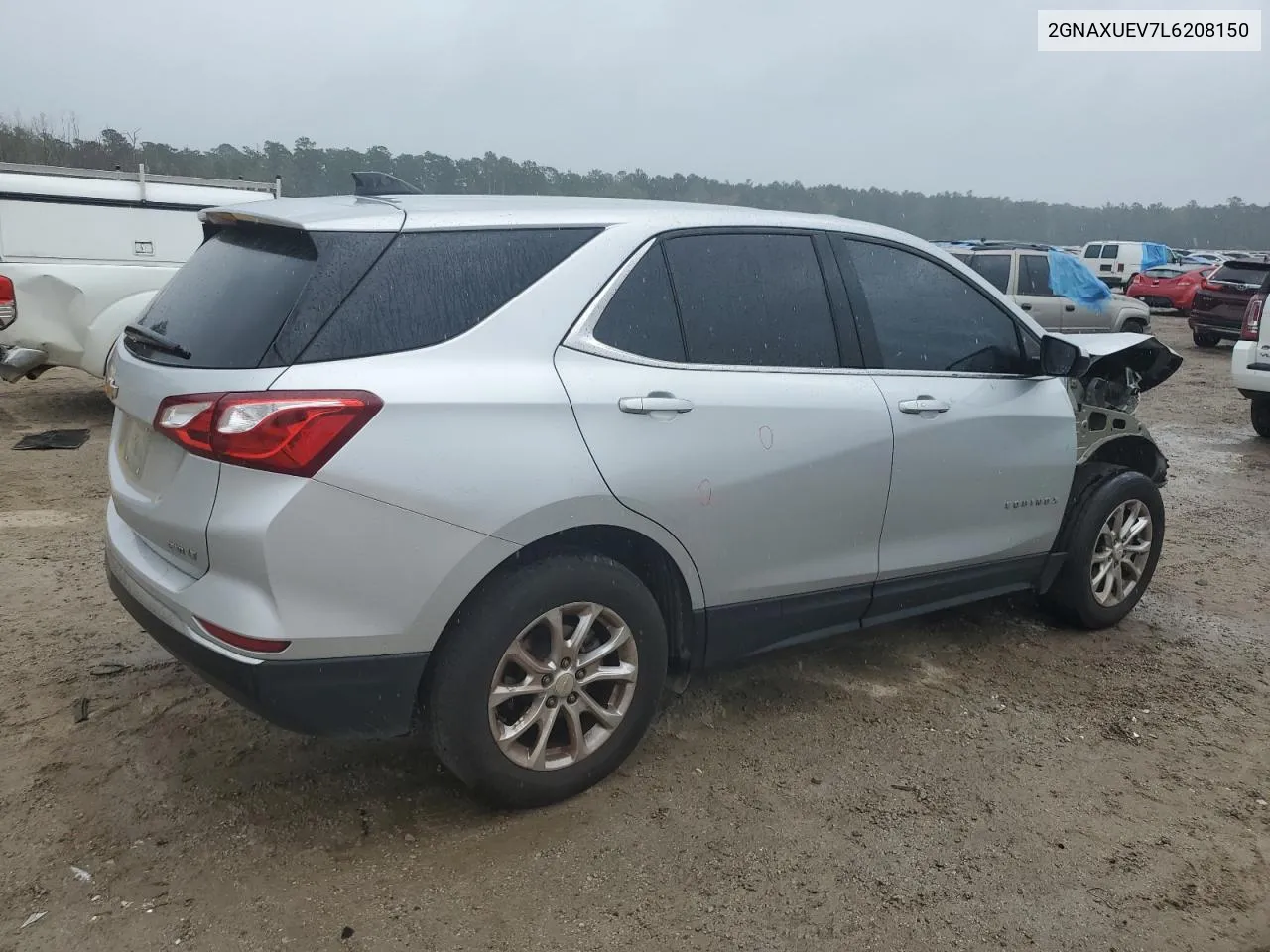 2020 Chevrolet Equinox Lt VIN: 2GNAXUEV7L6208150 Lot: 80328404