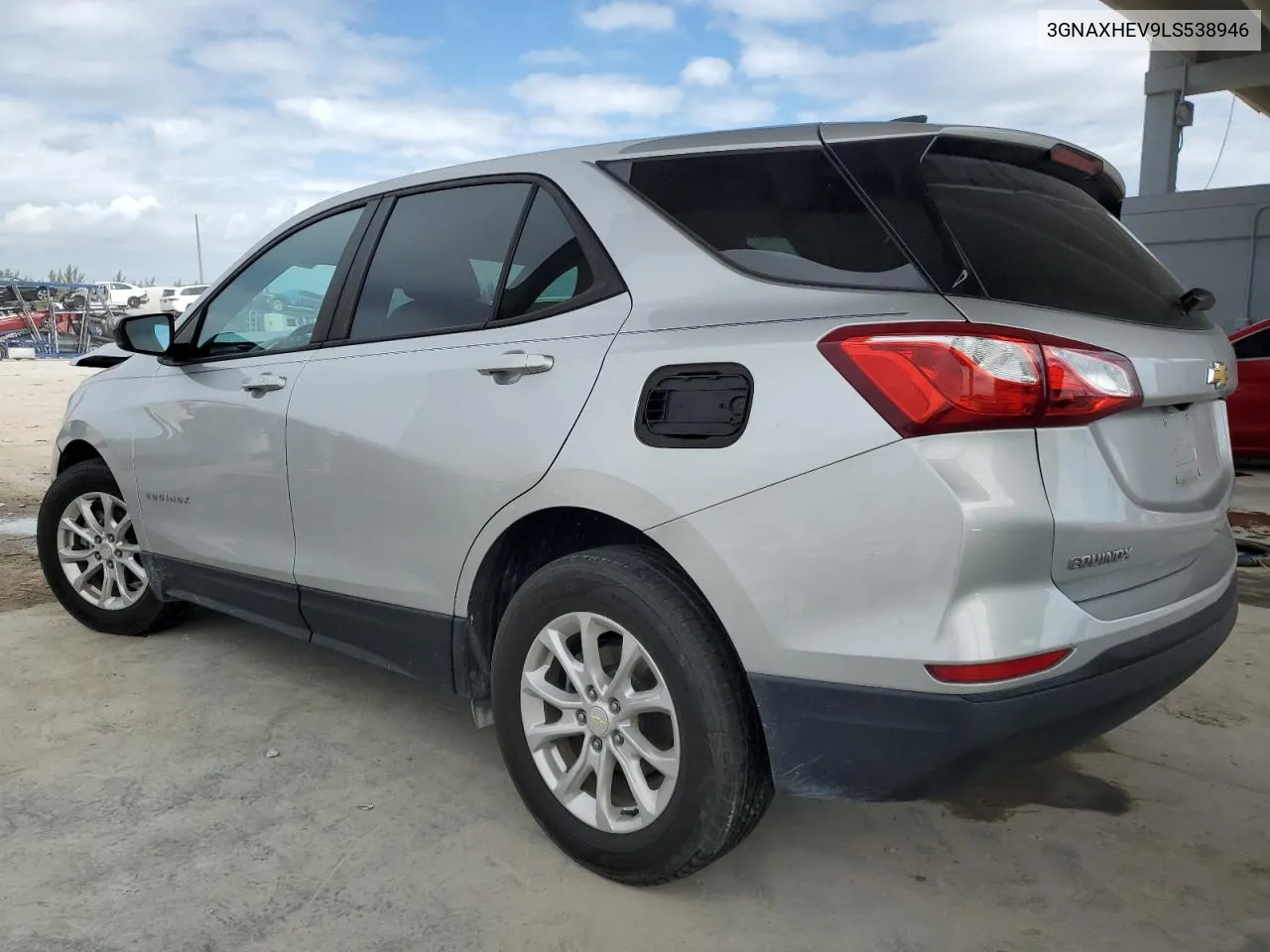 2020 Chevrolet Equinox Ls VIN: 3GNAXHEV9LS538946 Lot: 80340374