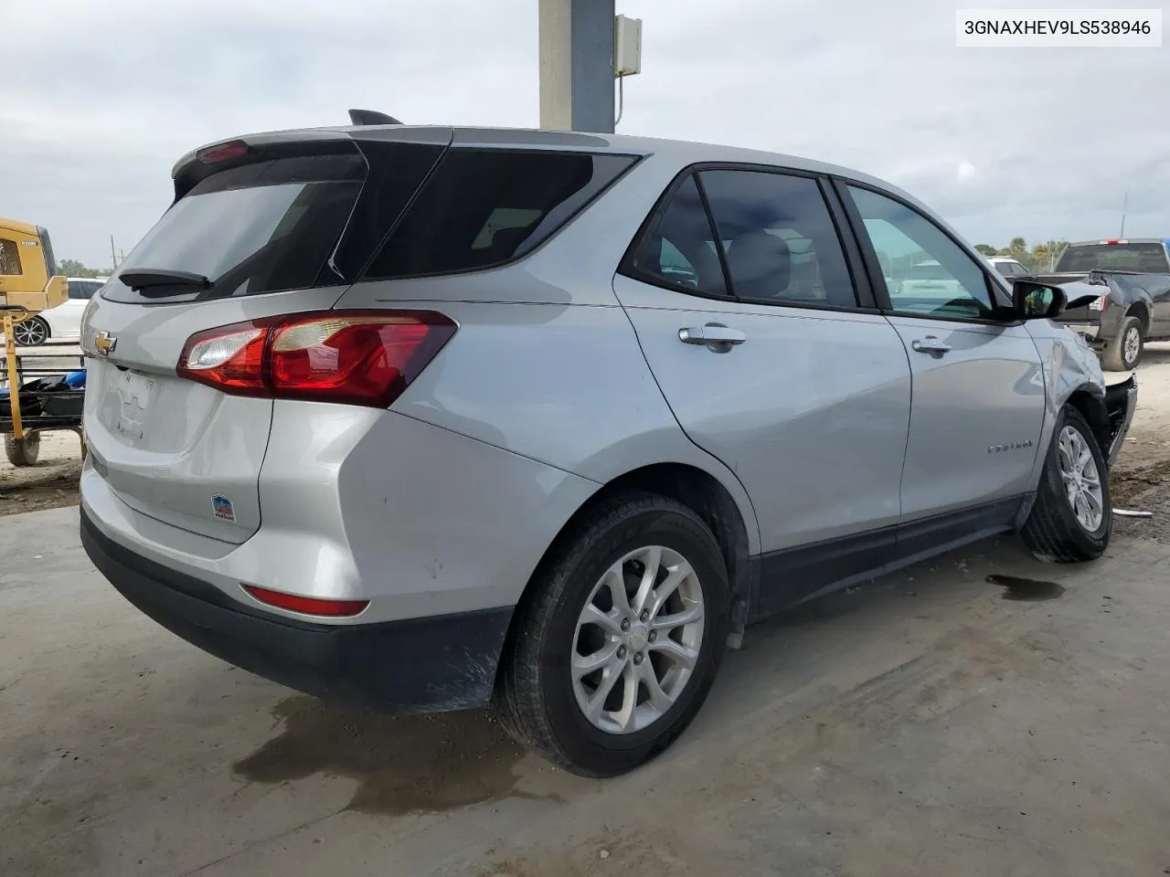 2020 Chevrolet Equinox Ls VIN: 3GNAXHEV9LS538946 Lot: 80340374