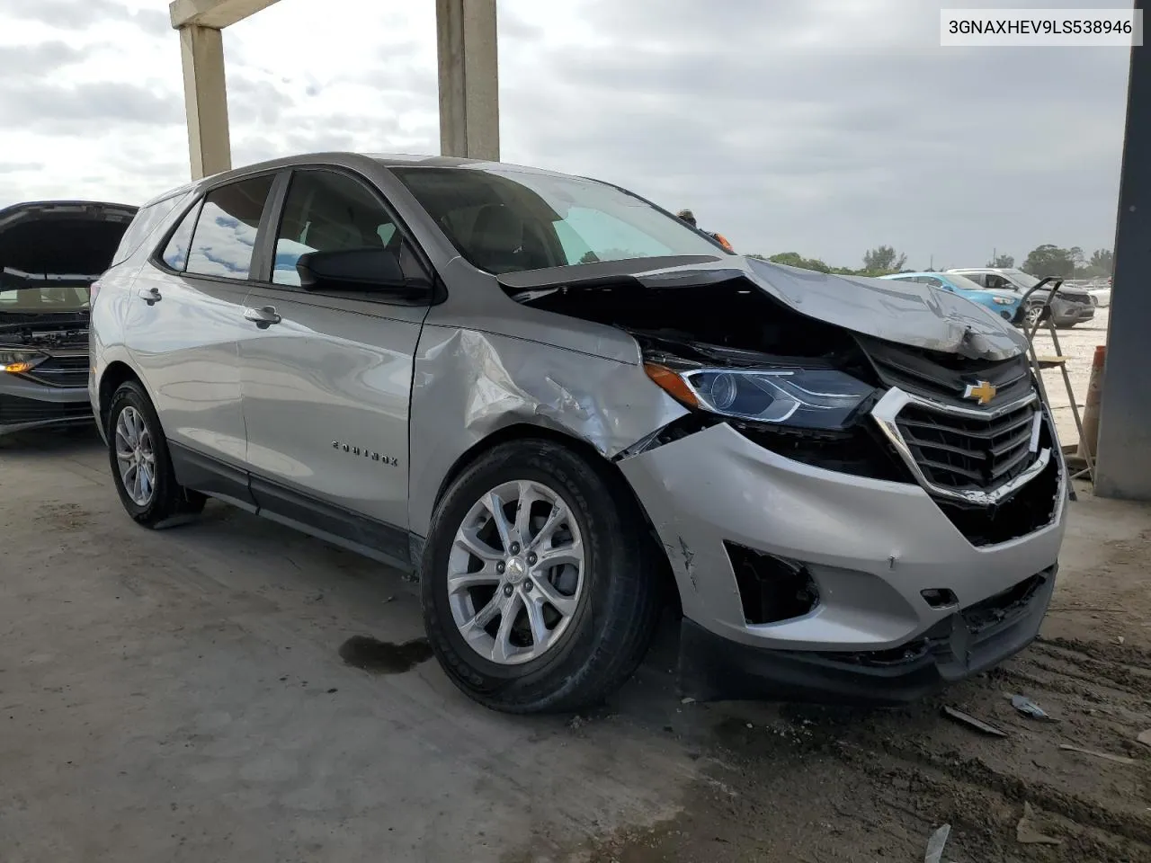 2020 Chevrolet Equinox Ls VIN: 3GNAXHEV9LS538946 Lot: 80340374