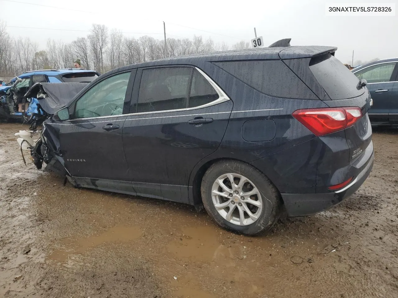 2020 Chevrolet Equinox Lt VIN: 3GNAXTEV5LS728326 Lot: 80359454