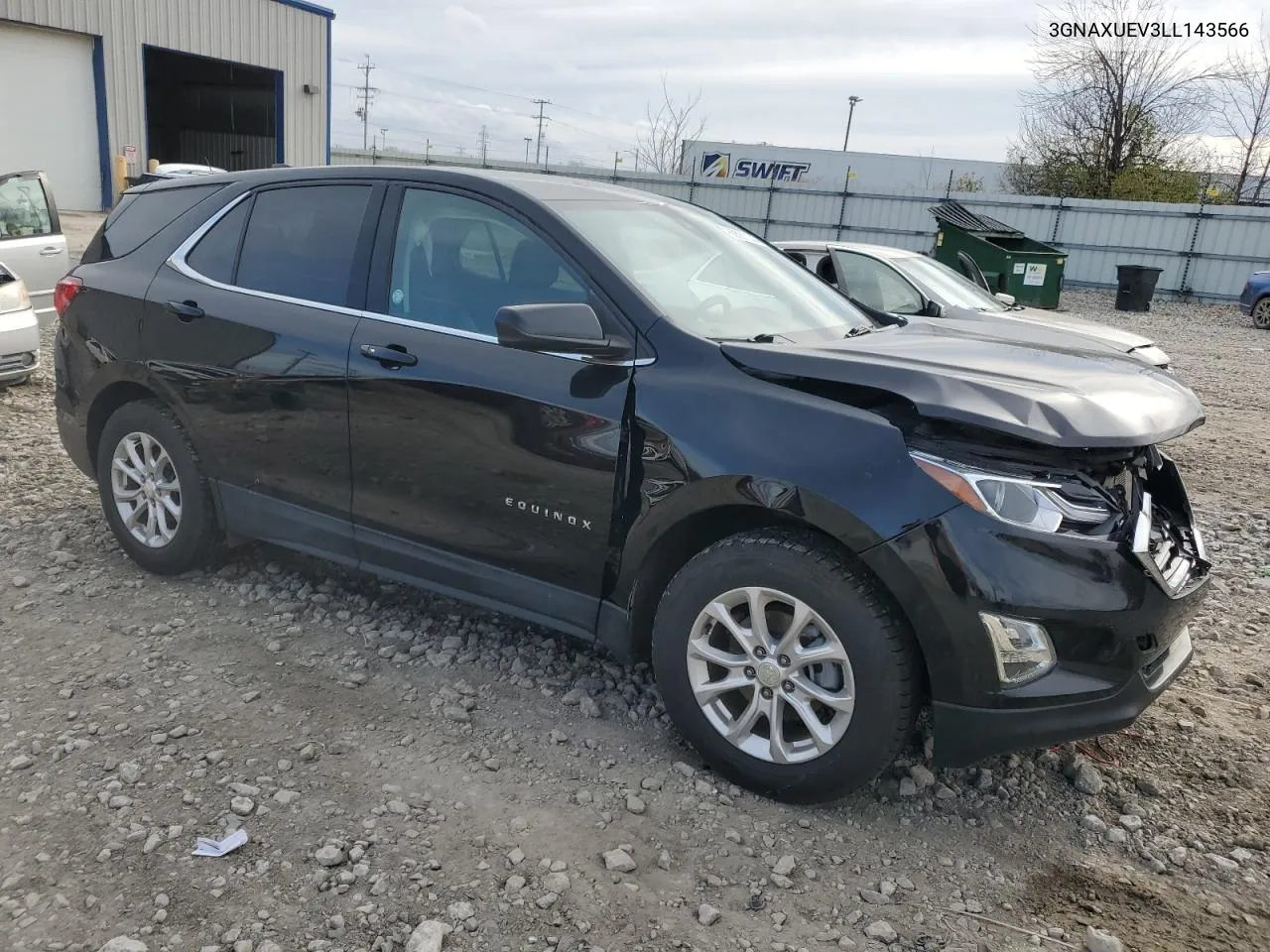 2020 Chevrolet Equinox Lt VIN: 3GNAXUEV3LL143566 Lot: 80531144