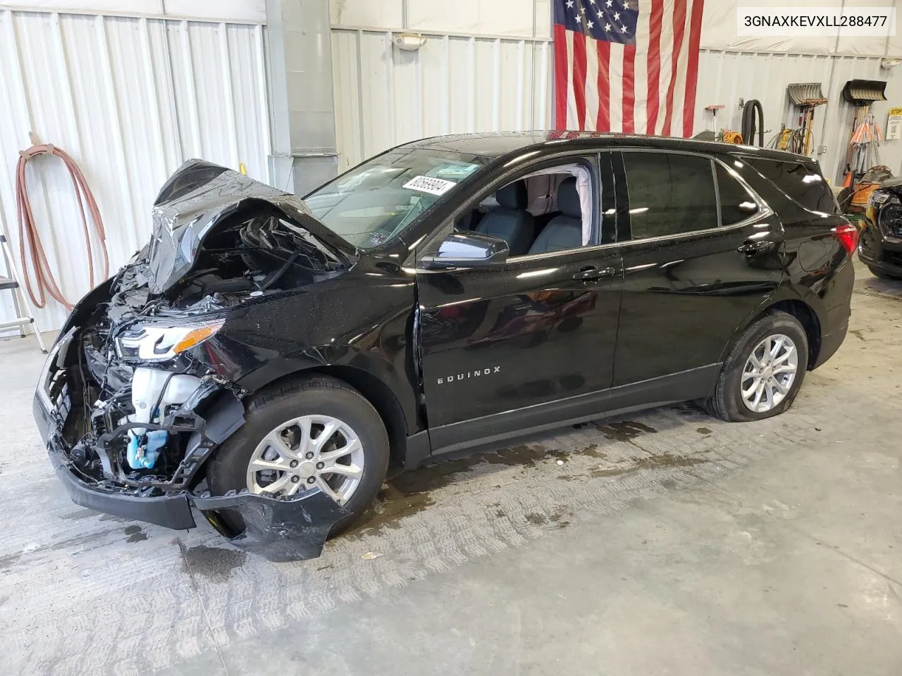 2020 Chevrolet Equinox Lt VIN: 3GNAXKEVXLL288477 Lot: 80569904