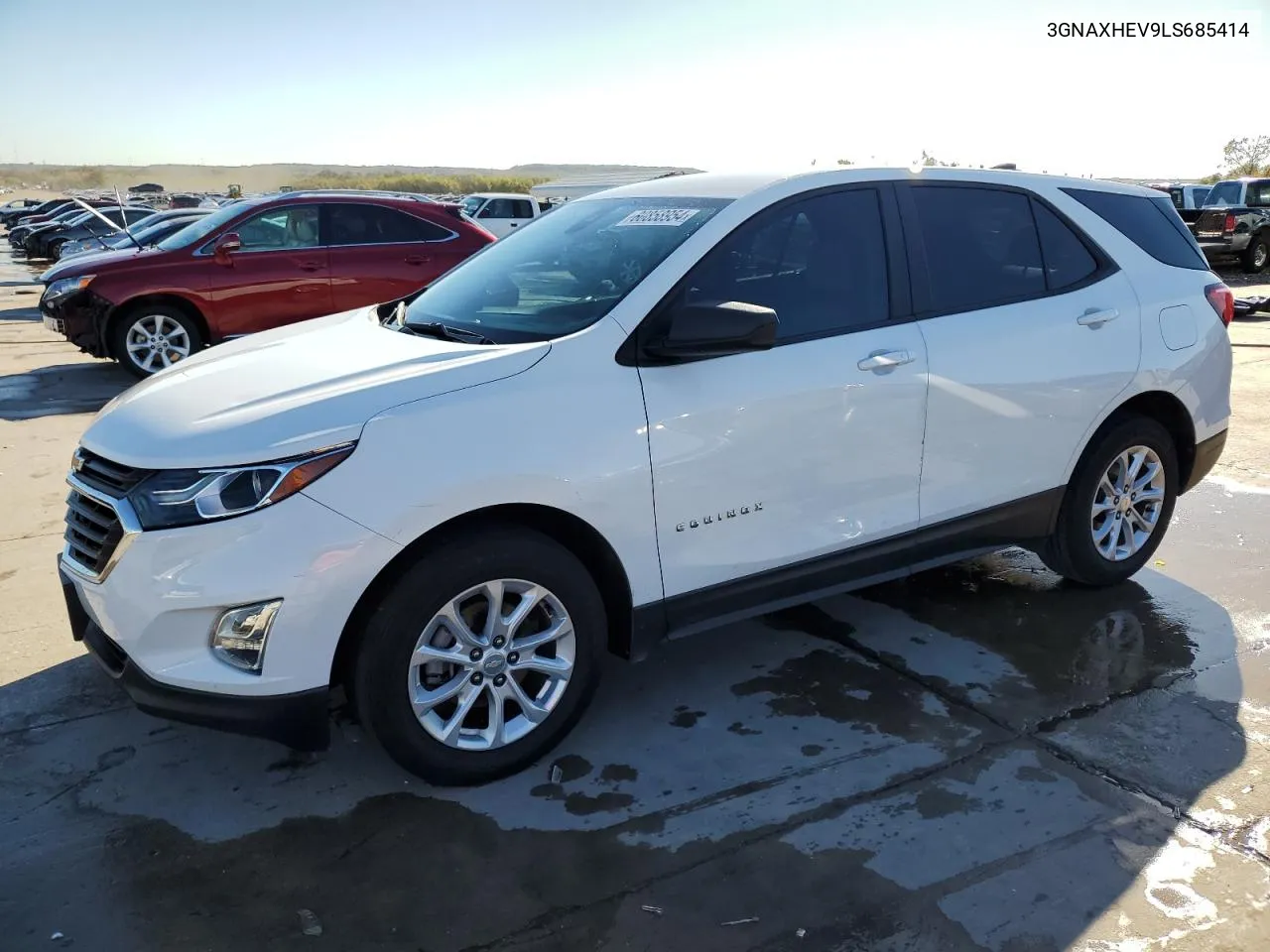 2020 Chevrolet Equinox Ls VIN: 3GNAXHEV9LS685414 Lot: 80858954