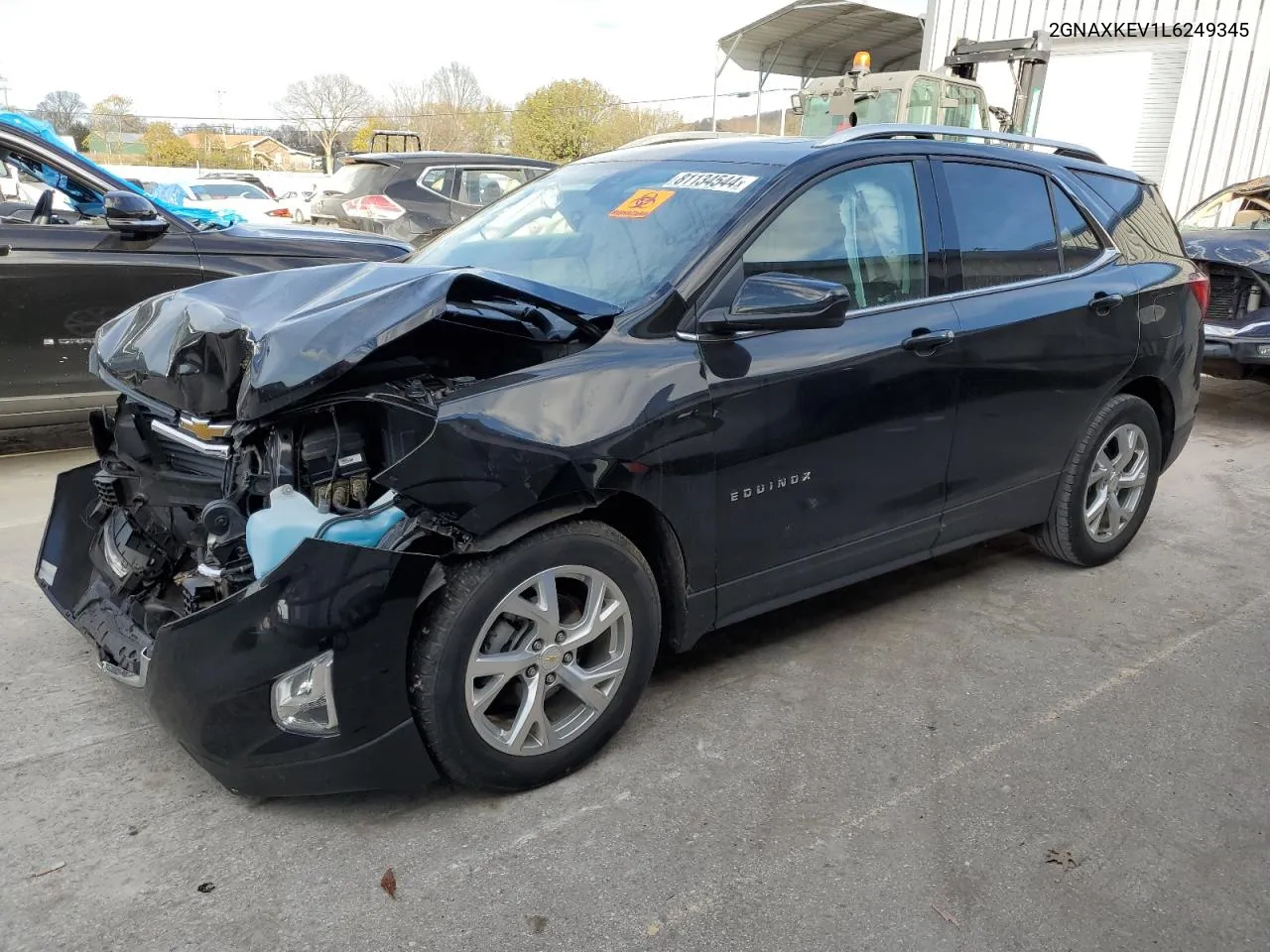 2020 Chevrolet Equinox Lt VIN: 2GNAXKEV1L6249345 Lot: 81134544