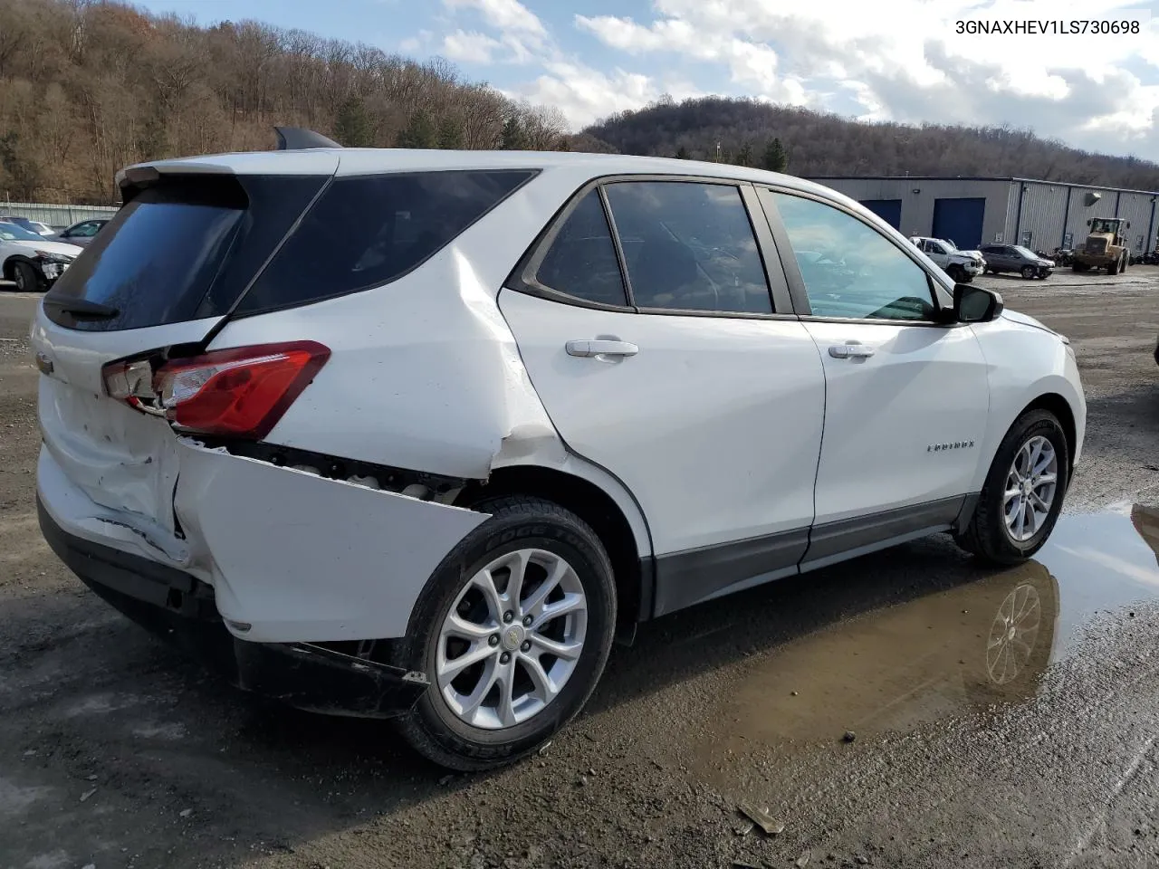 2020 Chevrolet Equinox Ls VIN: 3GNAXHEV1LS730698 Lot: 81290684